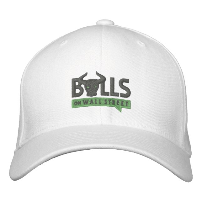 Brodée Casquette BLANC BULLS (Devant)