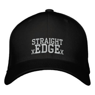 Brodée Casquette bord droit