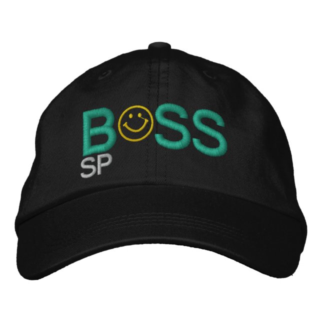 Brodée CASQUETTE BOSS par SRF (Devant)