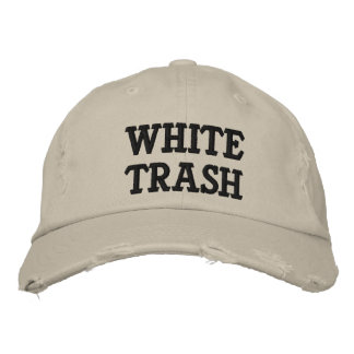 Brodée Casquette brodé blanc