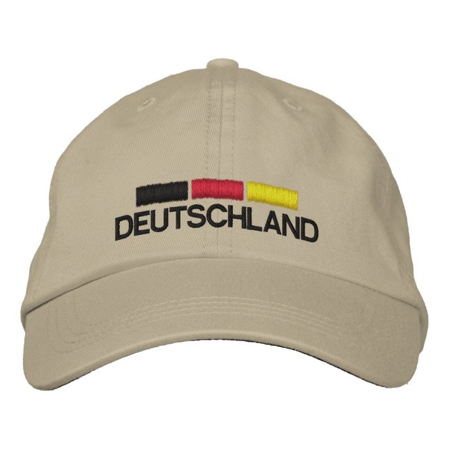 Brodée Casquette brodé de Deutschland Fussball (Devant)