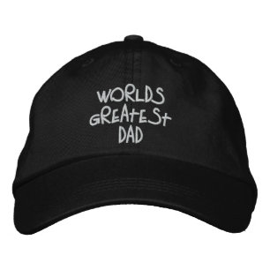 Brodée Casquette brodé de papa le plus grand du monde