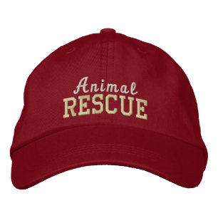 Brodée Casquette brodé de sauvetage animal
