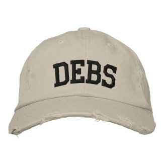 Brodée Casquette Brodé Debs