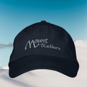 Brodée Casquette brodé du mont Blackburn Alaska Wrangell
