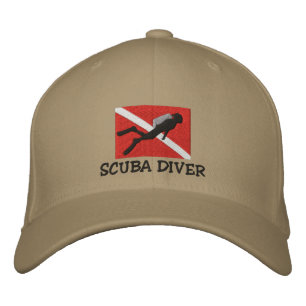 Brodée CASQUETTE brodé du plongeur SCUBA