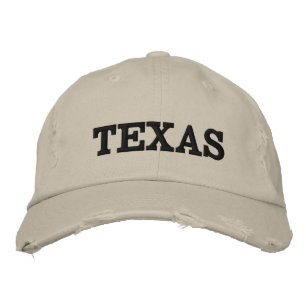 Brodée Casquette brodé du Texas
