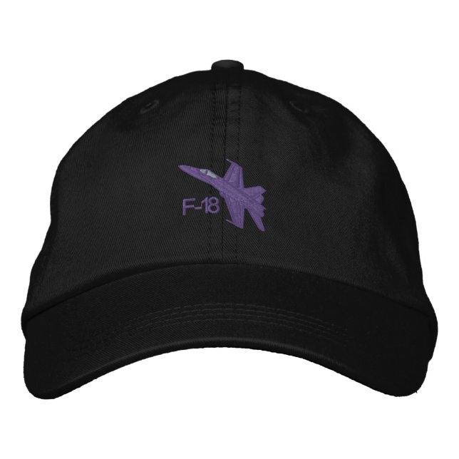 Brodée Casquette brodé F-18 Hornet (Devant)