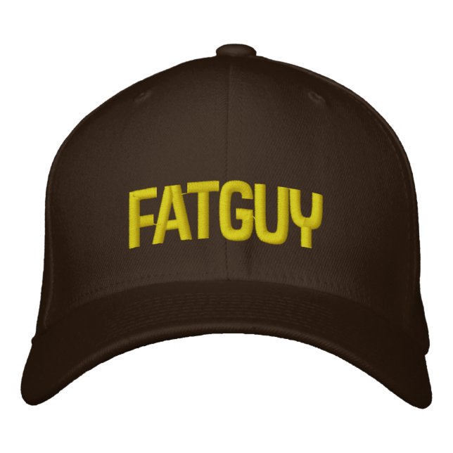 Brodée Casquette brodé Fatguy (Devant)