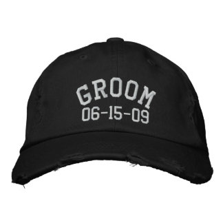 Brodée Casquette brodé Groom personnalisable