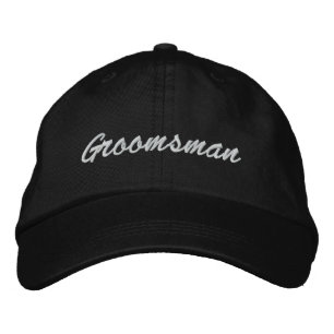 Brodée Casquette brodé Groomsman