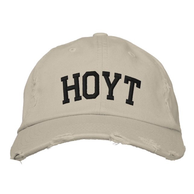 Brodée Casquette brodé Hoyt (Devant)