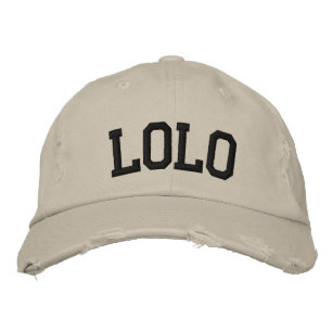 Brodée Casquette brodé Lolo
