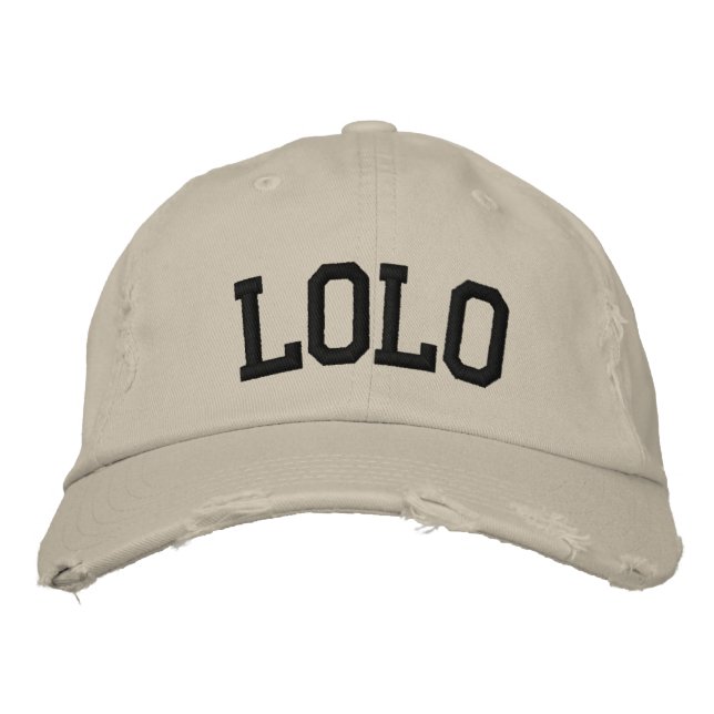 Brodée Casquette brodé Lolo (Devant)