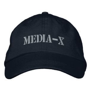 Brodée Casquette brodé Media-X   Accroître votre voix