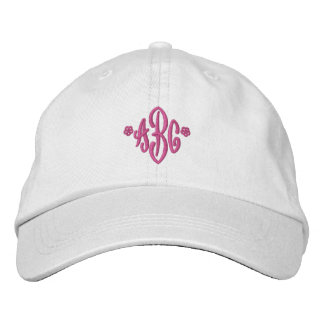 Brodée Casquette brodé monogramme customisé