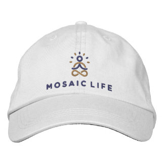 Brodée Casquette brodé Mosaic Life