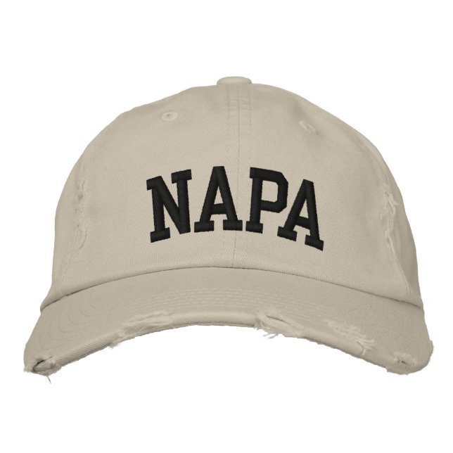 Brodée Casquette brodé Napa (Devant)