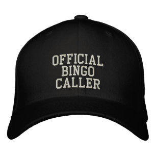 Brodée Casquette brodé officiel BINGO Caller