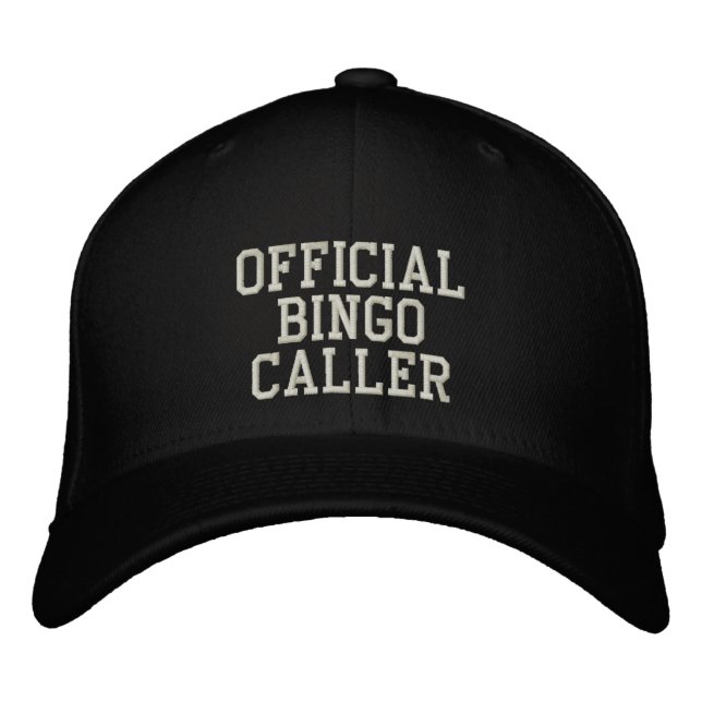 Brodée Casquette brodé officiel BINGO Caller (Devant)