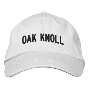 Brodée Casquette brodé par monticule de chêne