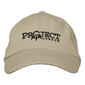 Brodée Casquette brodé Project London (Fil noir)
