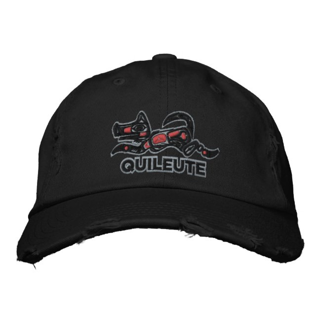 Brodée Casquette brodé Quileute (Devant)