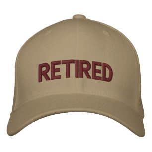 Brodée Casquette brodé retraité