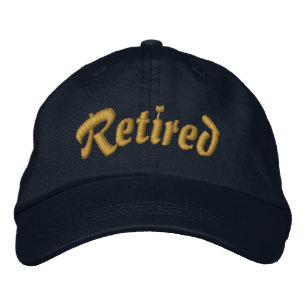 Brodée Casquette brodé retraité