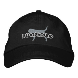 Brodée Casquette brodé Silhouette Bloodhound