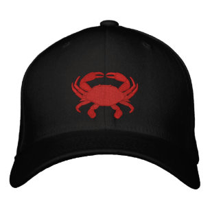 Brodée Casquette Brodee Crabe Rouge