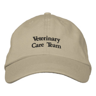 Brodée Casquette Brodee Équipe de Soins Vétérinaires