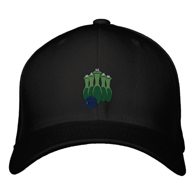Brodée Casquette Brodee Quilles de Quatre Jeux Grenouille (Devant)