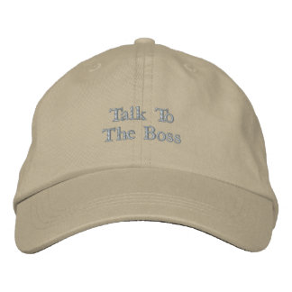 Brodée Casquette Brodee Talk To The Boss Minimaliste