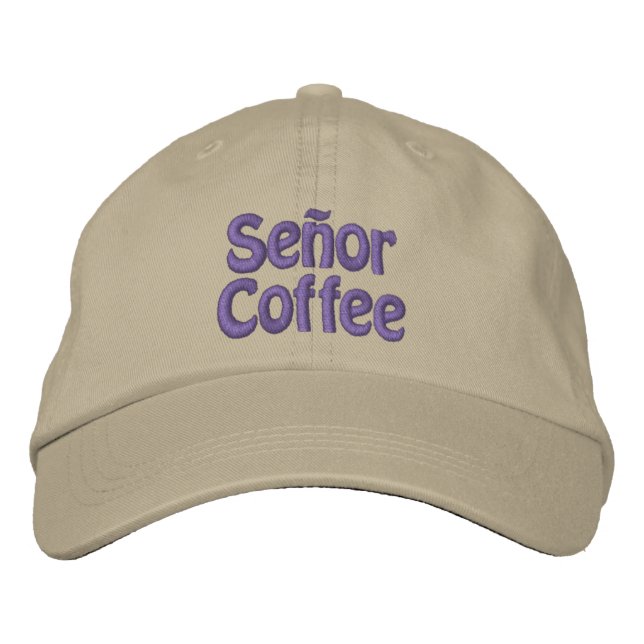 BRODÉE CASQUETTE CAFÉ SEÑOR (Devant)