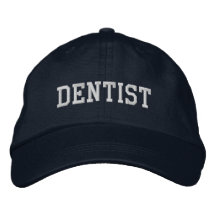 Casquette Casquette brodé dentiste | Bleu et blanc