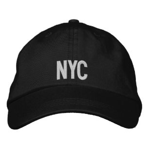 Brodée casquette conçue à nyc.