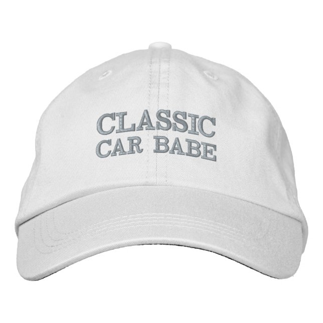 BRODÉE CASQUETTE DE BABE DE VOITURE CLASSIQUE (Devant)