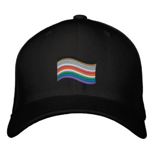 Brodée Casquette de base-ball brodé avec drapeau de la fi