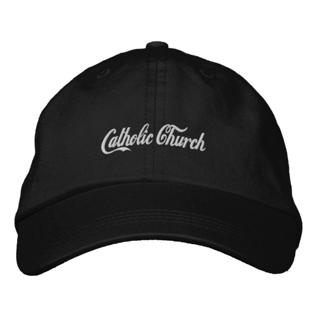 Brodée Casquette de base-ball catholique church (Devant)