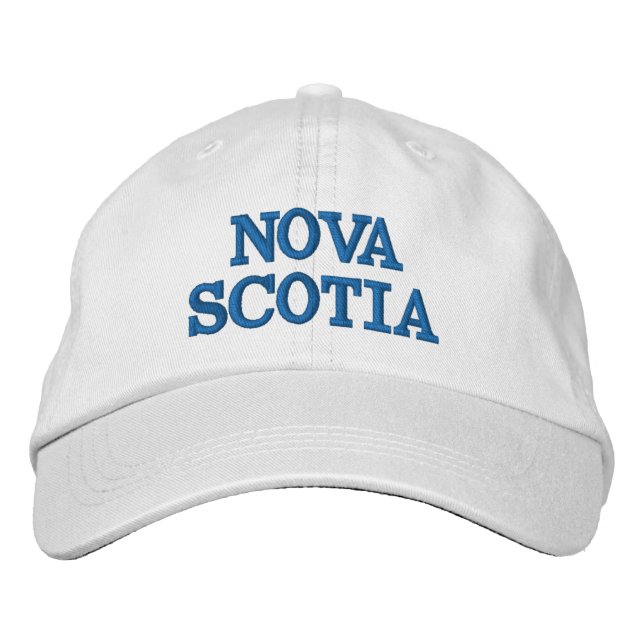 Brodée Casquette de base-ball de la Nouvelle-Écosse (Devant)