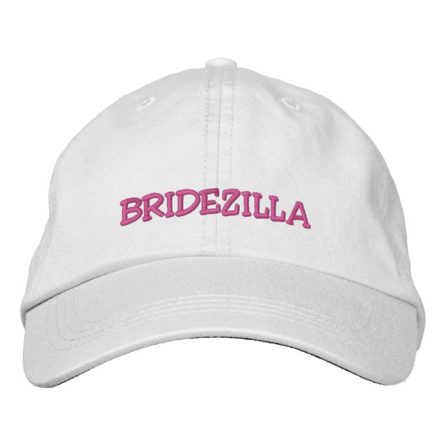 Brodée Casquette de baseball "Bridezilla casquette" maria (Devant)