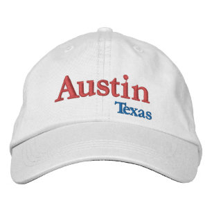 Brodée Casquette de baseball brodé d'Austin Texas