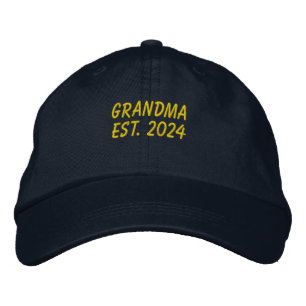 Brodée Casquette de baseball brodé de Grandma Est 2024