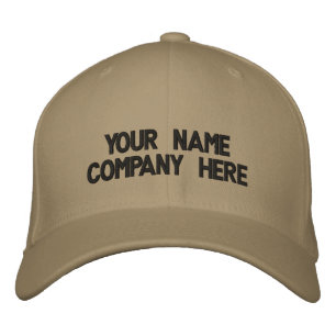 Brodée Casquette de baseball brodé de texte personnalisé