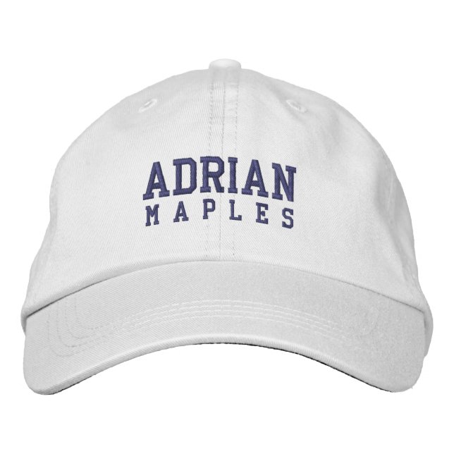 Brodée Casquette de baseball brodé du lycée Adrian (Devant)