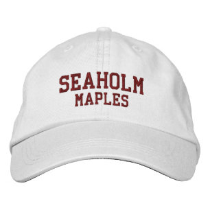 Brodée Casquette de baseball brodé du lycée de Seaholm