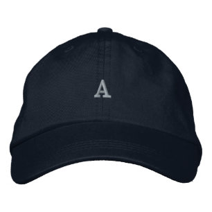 Brodée Casquette de Baseball Brodé d'un Monogramme de Let