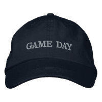 Casquette de Baseball Brodé « Game Day »