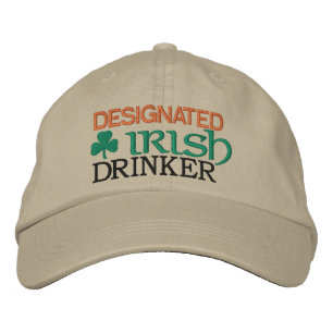 Brodée Casquette de baseball brodé Irlandais désigné